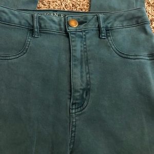 American Eagle Outfitters Jeans - American Eagle Green High Rise Jeggings American Eagle Outfitters Jeans - American Eagle Green High Rise Jeggings